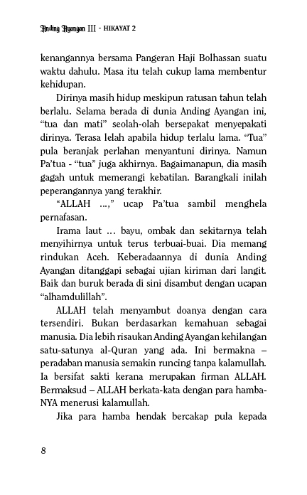 Anding Ayangan III : Hikayat II - Ramlee Awang Murshid